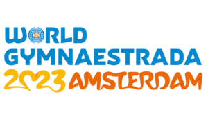 Logo Welt-Gymnaestrada in Amsterdam 2023